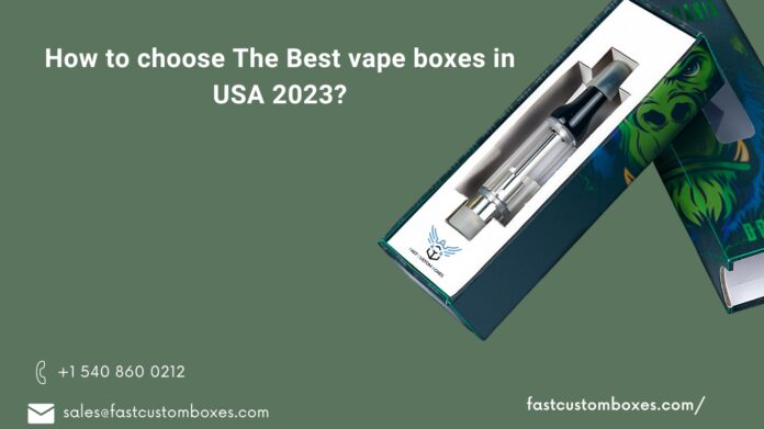 A image of vape boxes in USA